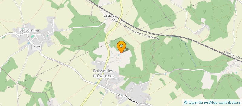 localisation de l'entreprise MONSIEUR JEAN-YVES BOTINEAU  BOISSET-LES-PREVANCHES