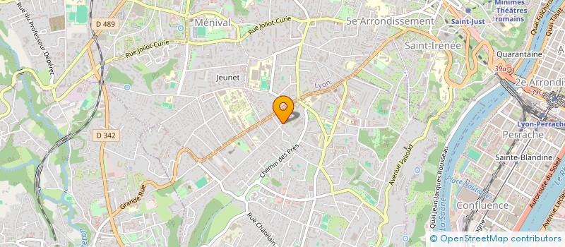 localisation de l'entreprise MONSIEUR JEAN-YVES BOUFFAULT à SAINTE-FOY-LES-LYON