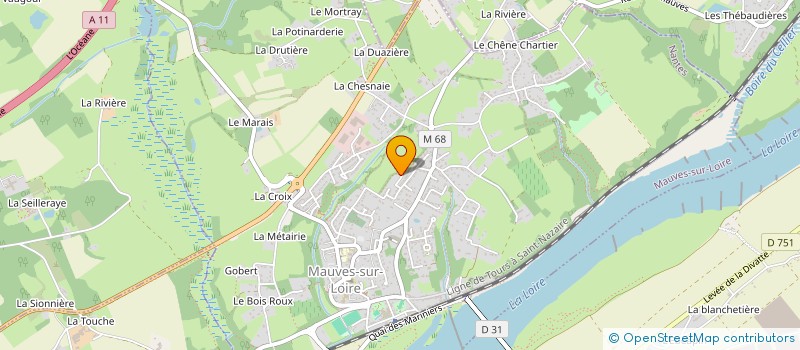 localisation de l'entreprise MONSIEUR JEAN YVES BOUSSARD à CARQUEFOU