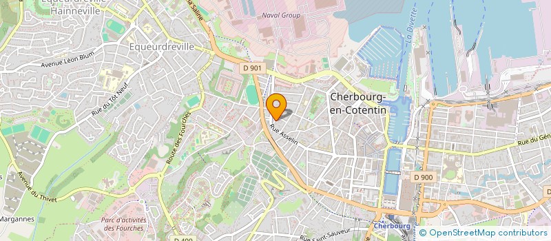 localisation de l'entreprise MONSIEUR JEAN-YVES BRANTHONNE  CHERBOURG-EN-COTENTIN