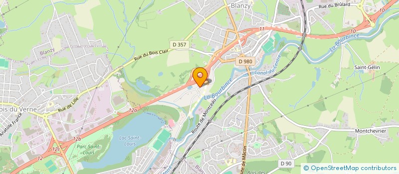 localisation de l'entreprise MONSIEUR JEAN-YVES BRELAUD  BLANZY