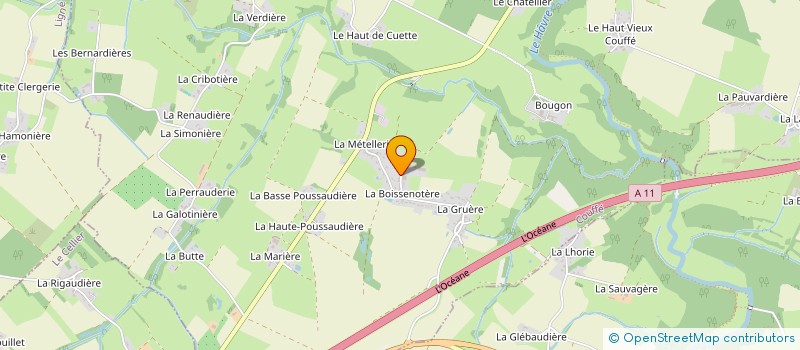 localisation de l'entreprise MONSIEUR JEAN-YVES BRICET à COUFFE
