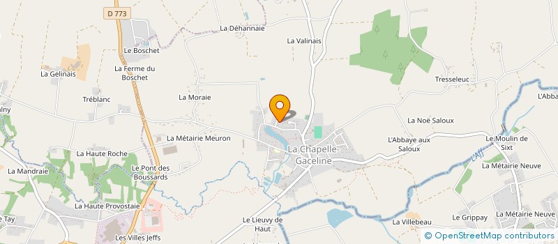 localisation de l'entreprise MONSIEUR JEAN-YVES BUCHET  LA GACILLY