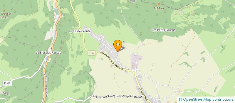 localisation de l'entreprise MONSIEUR JEAN-YVES BULLE-BOUGNON  LES FOURGS