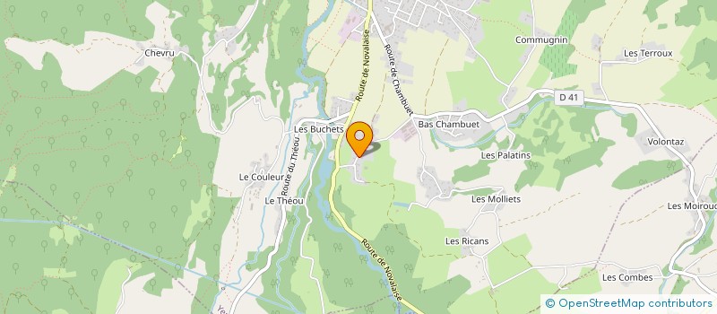 localisation de l'entreprise MONSIEUR JEAN-YVES BURDINAT à YENNE