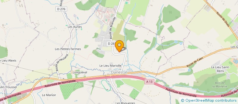 localisation de l'entreprise MONSIEUR JEAN-YVES CALIEZ  DANESTAL