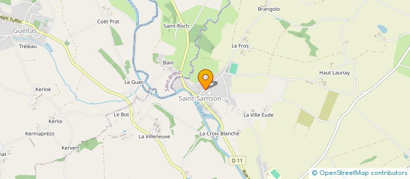 localisation de l'entreprise MONSIEUR JEAN YVES CALVARY  ROHAN