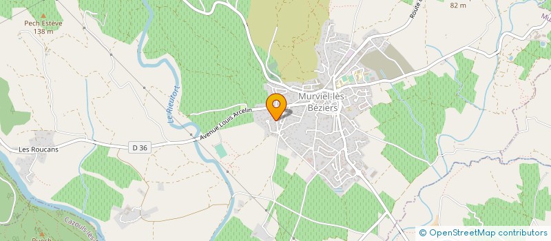 localisation de l'entreprise MONSIEUR JEAN-YVES CAMBON  MURVIEL-LES-BEZIERS