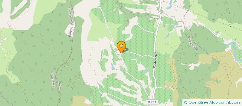 localisation de l'entreprise MONSIEUR JEAN YVES CHABAL  VALVIGNERES