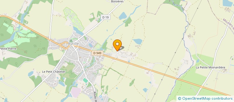localisation de l'entreprise MONSIEUR JEAN-YVES CHAIGNE  AVRILLE