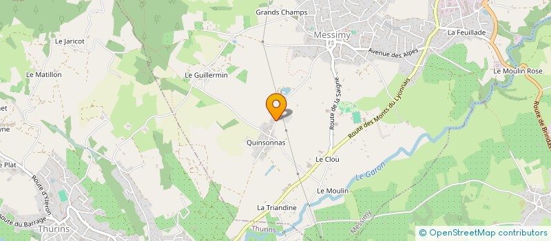 localisation de l'entreprise MONSIEUR JEAN-YVES CHANTRE à MESSIMY