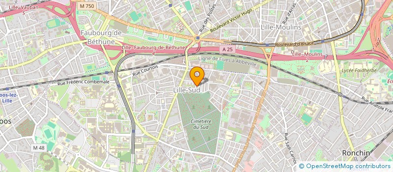 localisation de l'entreprise MONSIEUR JEAN YVES CHARLET  LILLE