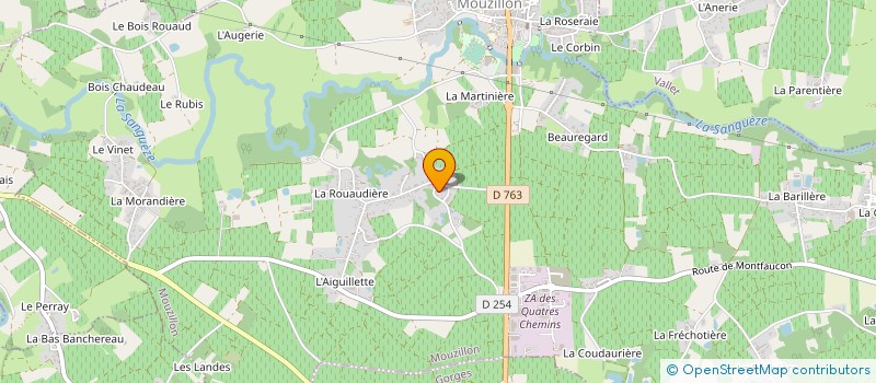 localisation de l'entreprise MONSIEUR JEAN-YVES CHARRIER  MOUZILLON