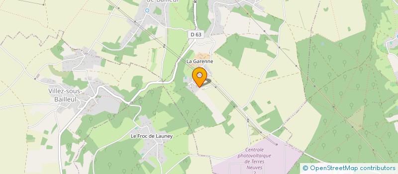 localisation de l'entreprise MONSIEUR JEAN-YVES CHASLES  SAINT-ETIENNE-SOUS-BAILLEUL