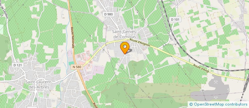 localisation de l'entreprise MONSIEUR JEAN YVES CHEMIN  SAINT-GENIES-DE-COMOLAS