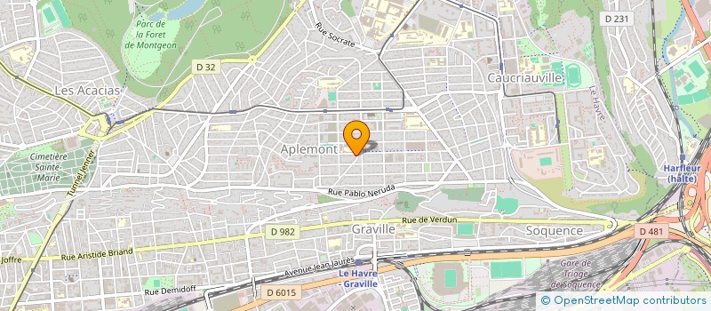 localisation de l'entreprise MONSIEUR JEAN-YVES CHERRIER  LE HAVRE