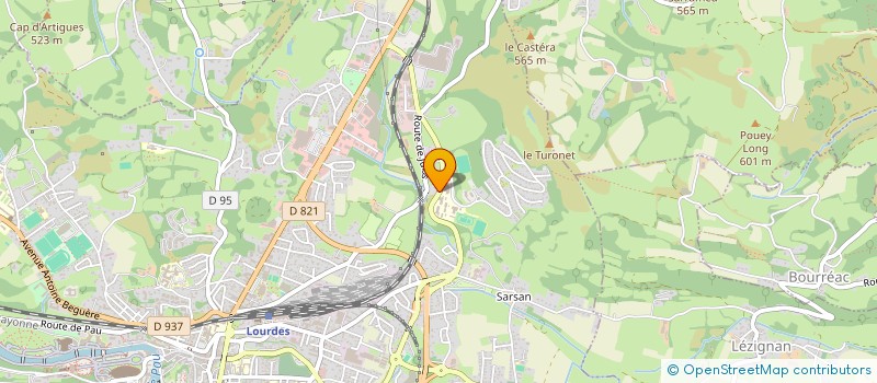 localisation de l'entreprise MONSIEUR JEAN-YVES CLARIS-SAUVAGE  LOURDES