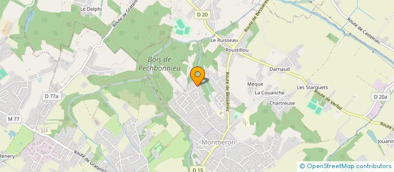 localisation de l'entreprise MONSIEUR JEAN-YVES COFFIN  MONTBERON