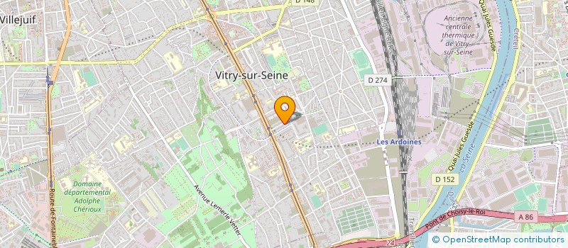 localisation de l'entreprise MONSIEUR JEAN-YVES COLIN à VITRY-SUR-SEINE