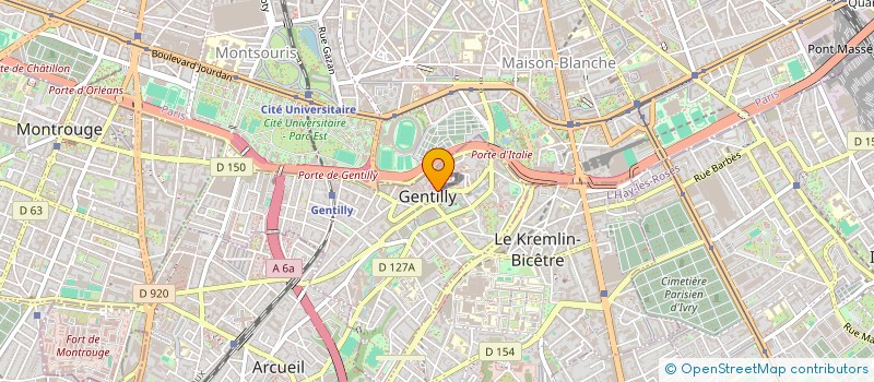 localisation de l'entreprise MONSIEUR JEAN-YVES COLLIAUX à GENTILLY