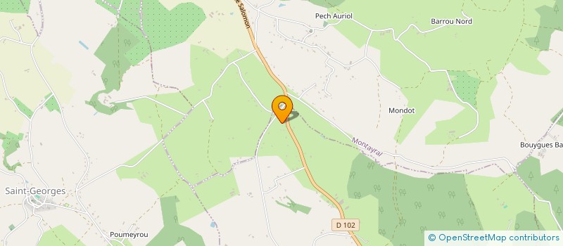 localisation de l'entreprise MONSIEUR JEAN-YVES COLOMBIER  BOURLENS