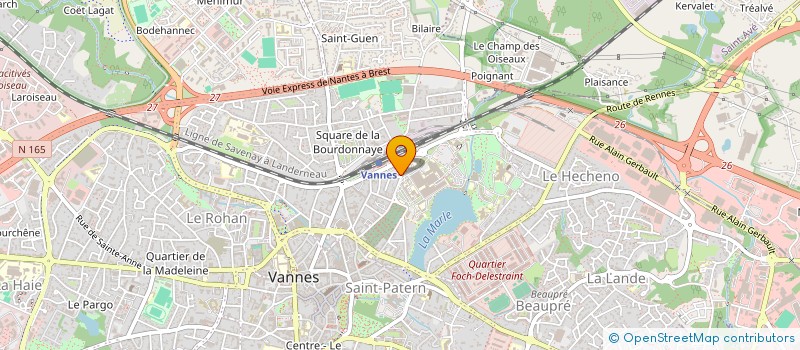 localisation de l'entreprise MONSIEUR JEAN-YVES COMBLE à VANNES