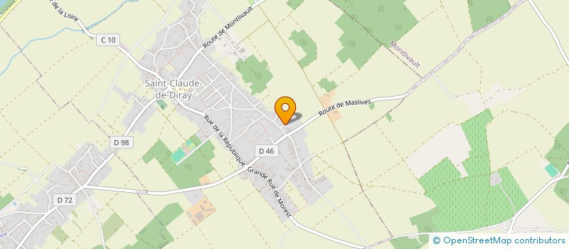 localisation de l'entreprise MONSIEUR JEAN-YVES DAUZATS  SAINT-CLAUDE-DE-DIRAY