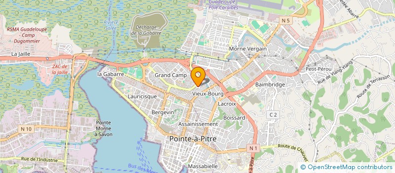 localisation de l'entreprise MONSIEUR JEAN-YVES DAVILLE à LES ABYMES