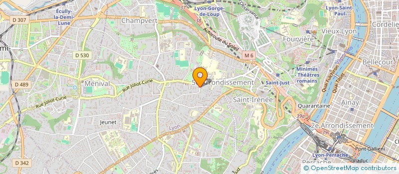 localisation de l'entreprise MONSIEUR JEAN-YVES DEGATIER à LYON