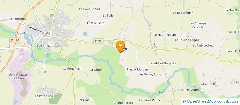 localisation de l'entreprise MONSIEUR JEAN-YVES DELAHAIE  GAEL