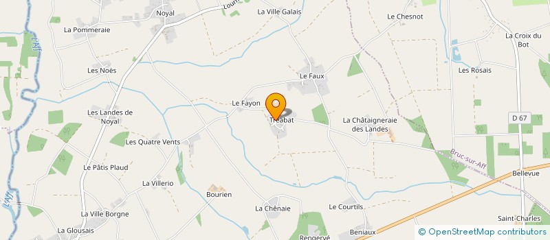 localisation de l'entreprise MONSIEUR JEAN-YVES DELANNEE  SIXT-SUR-AFF