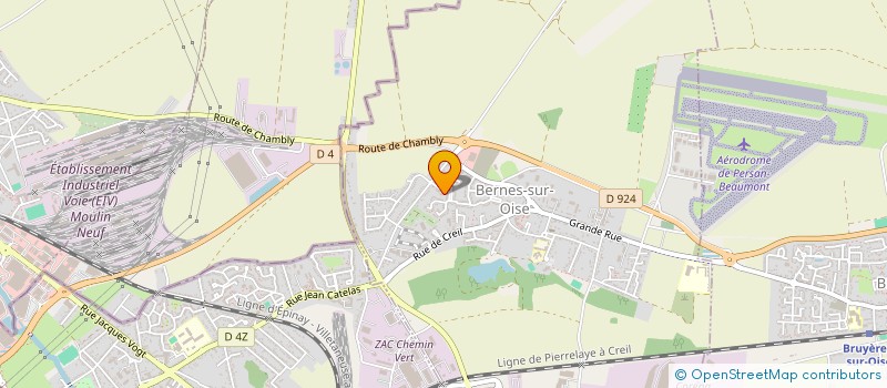 localisation de l'entreprise MONSIEUR JEAN YVES DELHAYE  BERNES-SUR-OISE