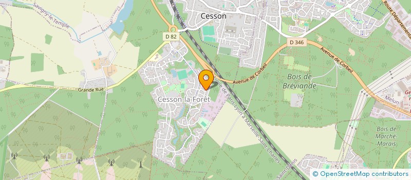 localisation de l'entreprise MONSIEUR JEAN-YVES DELOBEAU  CESSON