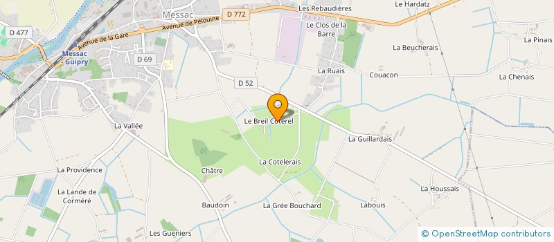 localisation de l'entreprise MONSIEUR JEAN-YVES DENIEL à GUIPRY-MESSAC