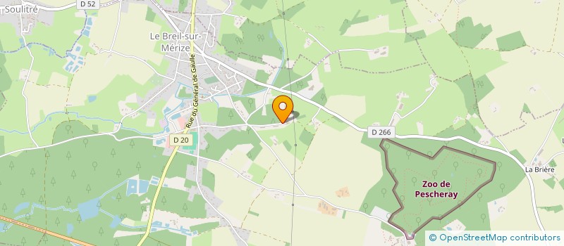 localisation de l'entreprise MONSIEUR JEAN YVES DENIS GRENECHE à LE BREIL-SUR-MERIZE
