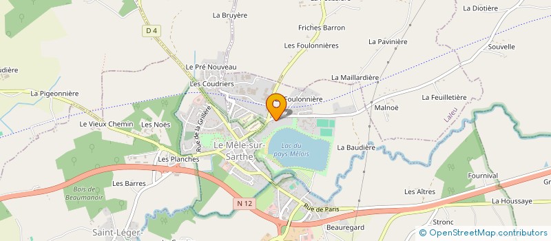 localisation de l'entreprise MONSIEUR JEAN-YVES DESMORTIER à COULONGES-SUR-SARTHE