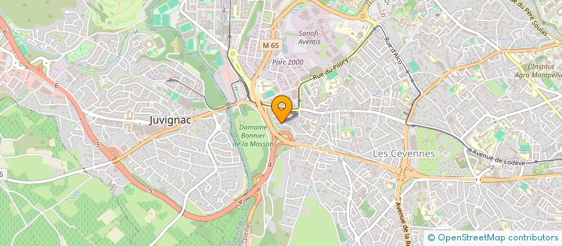 localisation de l'entreprise MONSIEUR JEAN-YVES DOUY à MONTPELLIER