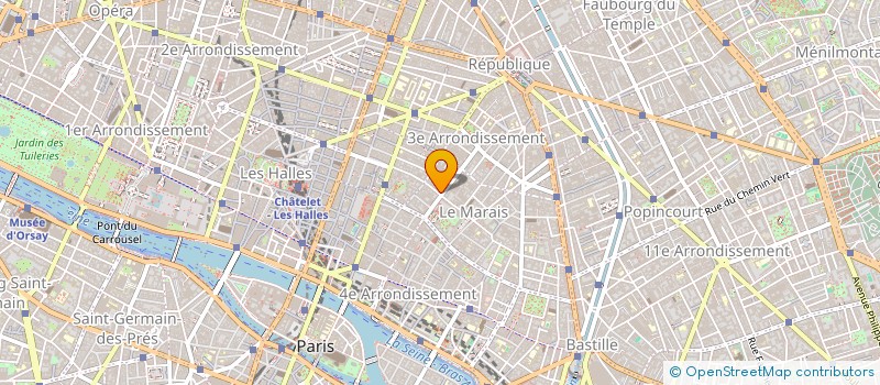 localisation de l'entreprise MONSIEUR JEAN YVES DOUZOUER à PARIS