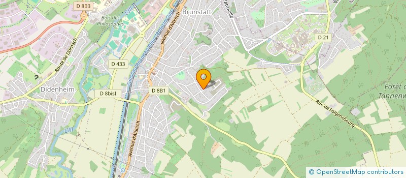 localisation de l'entreprise MONSIEUR JEAN-YVES DREAN à BRUNSTATT-DIDENHEIM