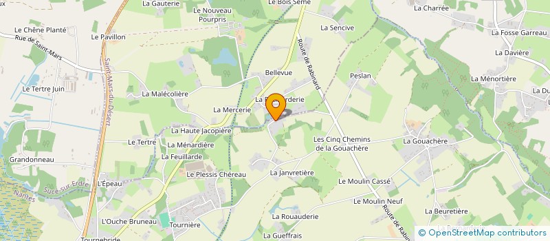 localisation de l'entreprise MONSIEUR JEAN-YVES DROGOU à THOUARE-SUR-LOIRE