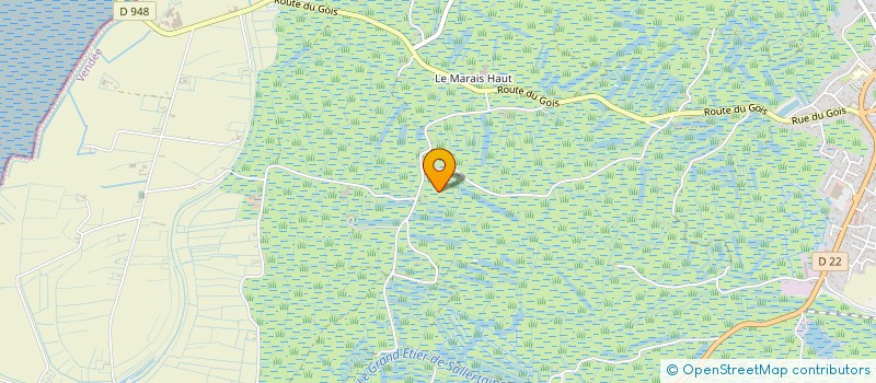 localisation de l'entreprise MONSIEUR JEAN-YVES DRONET  BEAUVOIR-SUR-MER