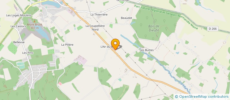 localisation de l'entreprise MONSIEUR JEAN-YVES DROULON à LE CHATELLIER