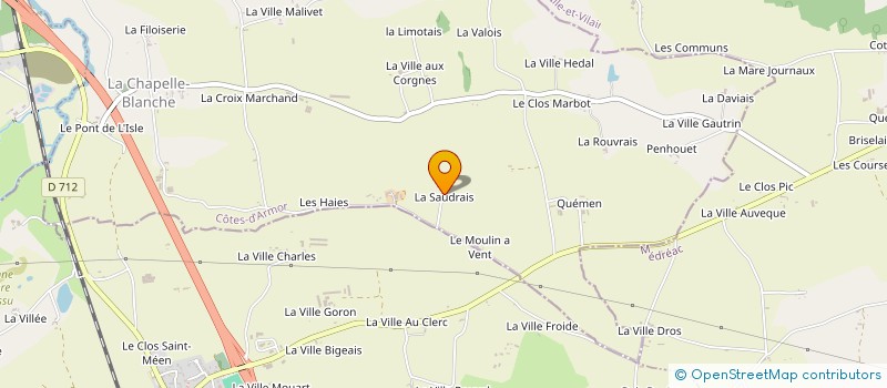 localisation de l'entreprise MONSIEUR JEAN-YVES DUAULT  LA CHAPELLE-BLANCHE