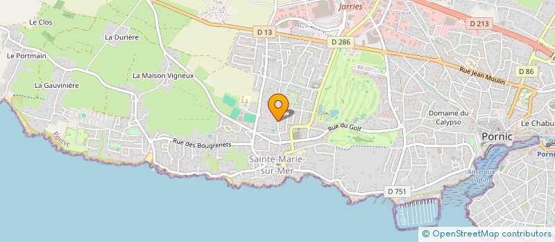 localisation de l'entreprise MONSIEUR JEAN YVES DUBARRY  PORNIC