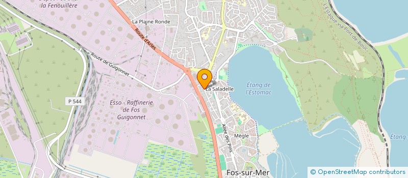 localisation de l'entreprise MONSIEUR JEAN YVES DUBOC  FOS-SUR-MER