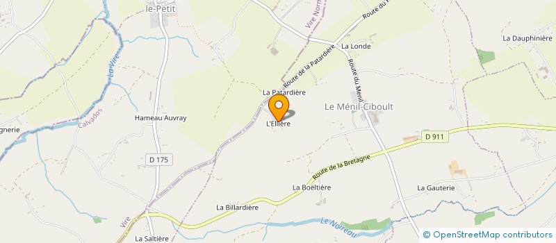 localisation de l'entreprise MONSIEUR JEAN-YVES DUBOIS à MENIL CIBOULT (LE)