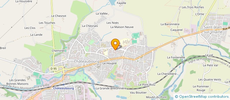 localisation de l'entreprise MONSIEUR JEAN-YVES DUFEU à CHATEAUBOURG