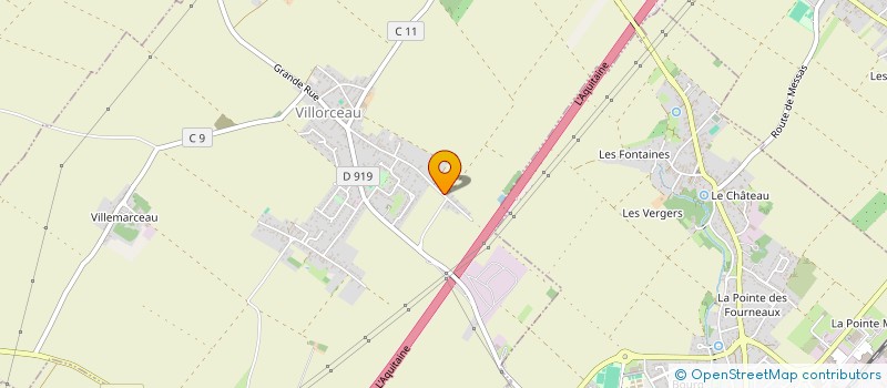 localisation de l'entreprise MONSIEUR JEAN-YVES DUFRAISSE à VILLORCEAU