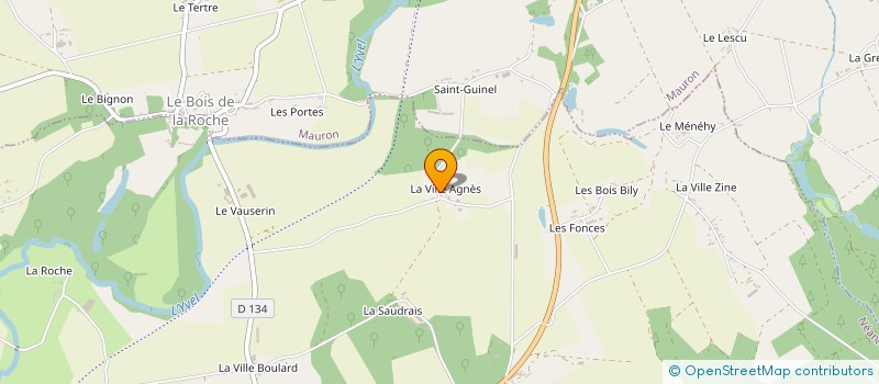 localisation de l'entreprise MONSIEUR JEAN-YVES ECORCHARD  NEANT-SUR-YVEL