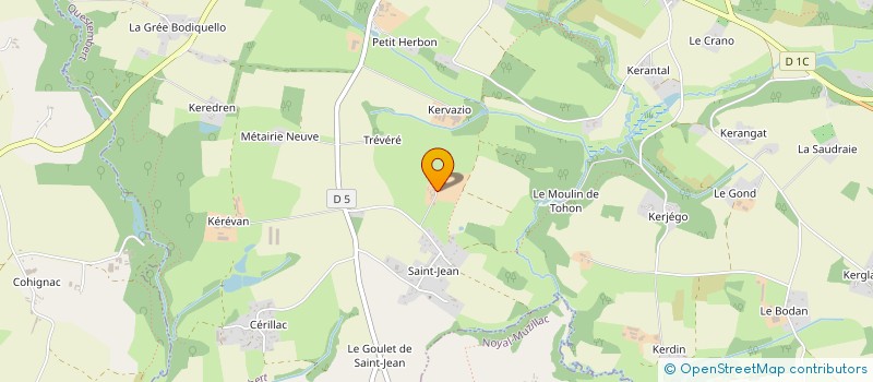 localisation de l'entreprise MONSIEUR JEAN-YVES ELAIN  QUESTEMBERT